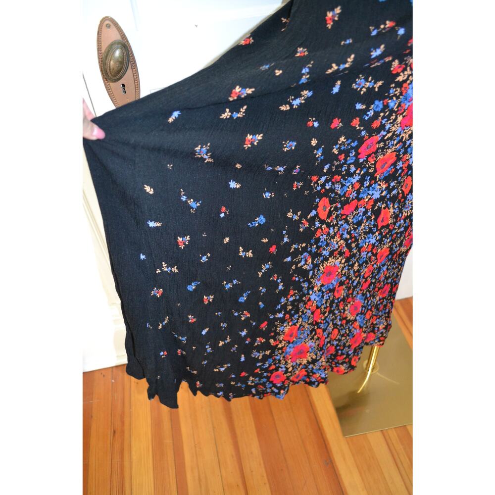 Kimchi Blue Flowy Floral Whimsygoth Phoebe Buffay Boho Maxi Dress Size 2 - Picture 4 of 8